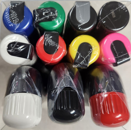 Posca Starter Set: 8 chisel/3 Mop'r