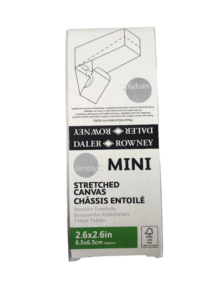 2.6" x 2.6" Mini Stretched Cavnas Box/16
