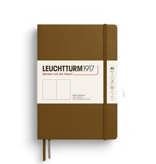 Spice Brown A5 Medium Hardcover Dotted Classic Notebook from Leuchtturm1917