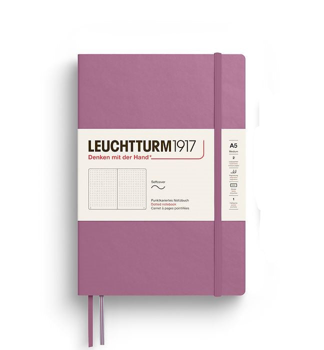 Dusty Rose A5 Medium Softcover Dotted Notebook from Leuchtturm1917
