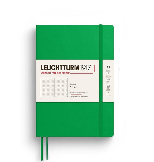 Spring Green A5 Medium Softcover Dotted Notebook from Leuchtturm1917
