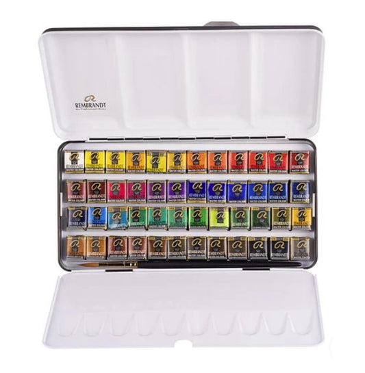 48 pan Rembrandt Watercolor Metal Box