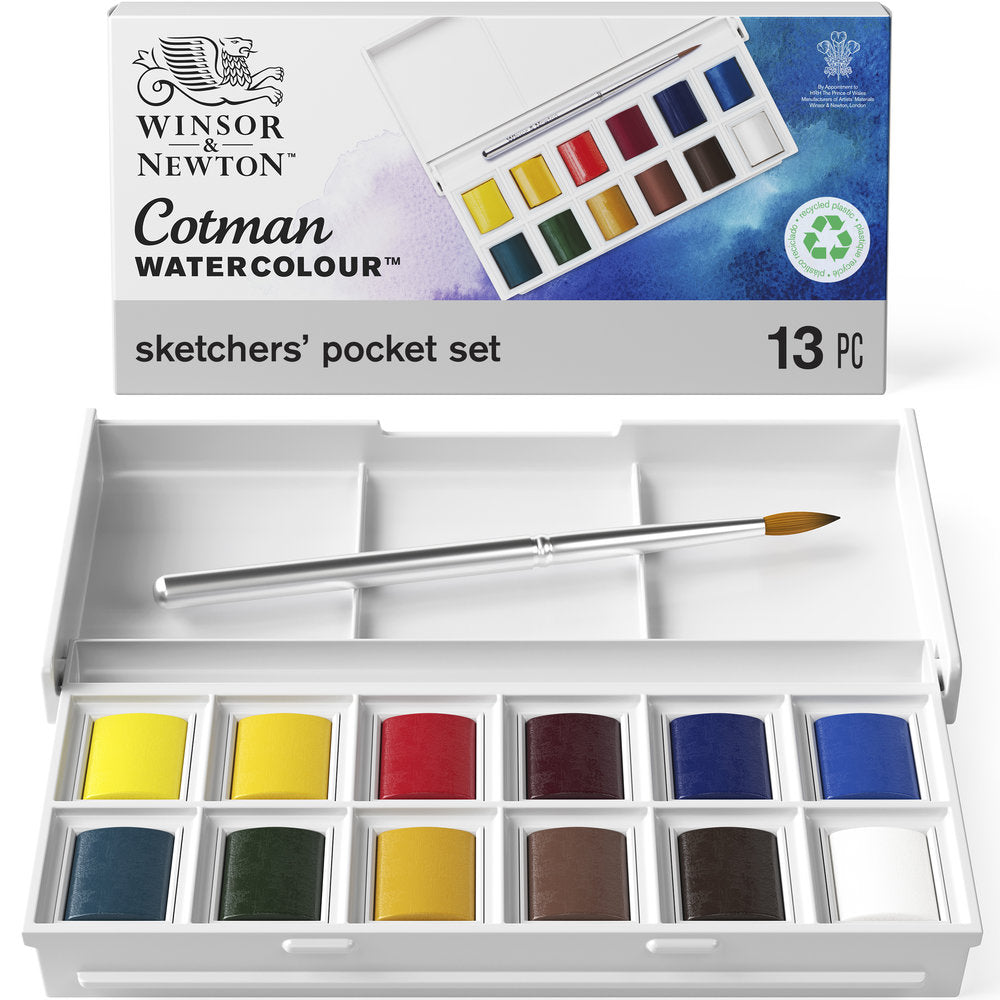 Cotman Watercolor Sketchers' Pocket Set 13pc