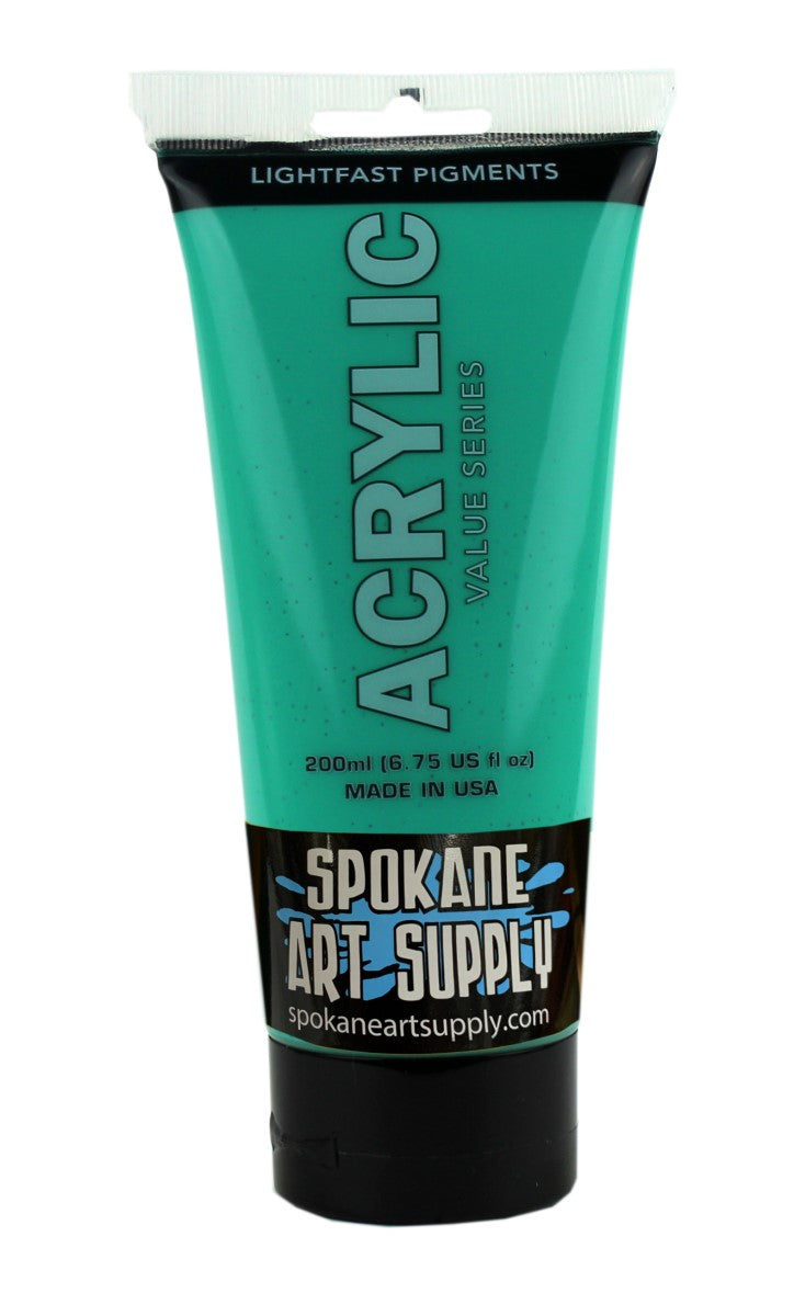 Phoenix Artist's Acrylic Paint, Bright Aqua Green, 120 ml