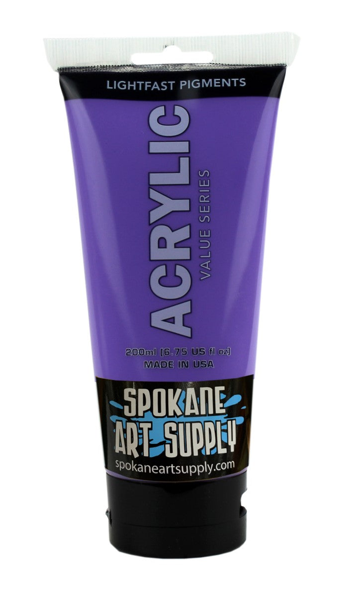 Brilliant Purple 200ml Tube Acrlyic