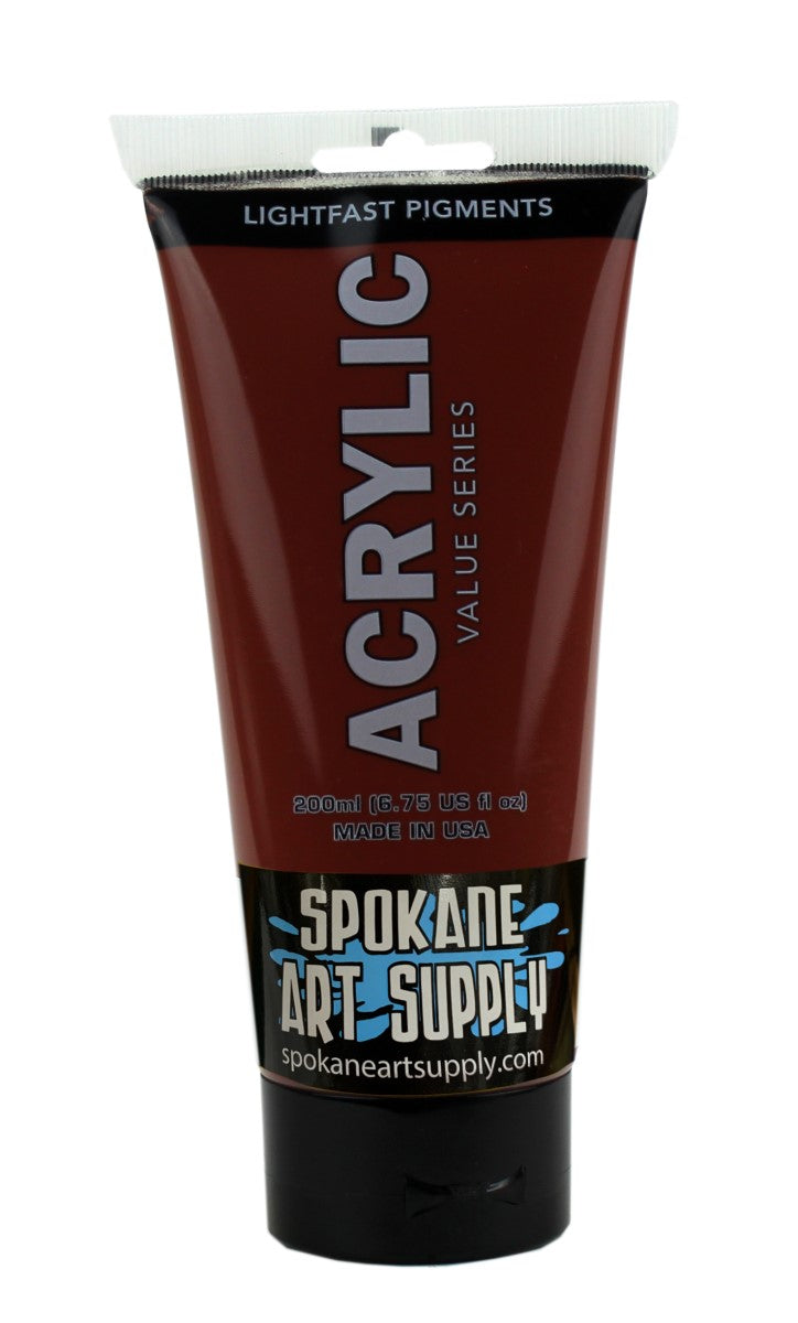 Burnt Sienna 200ml Tube Acrlyic