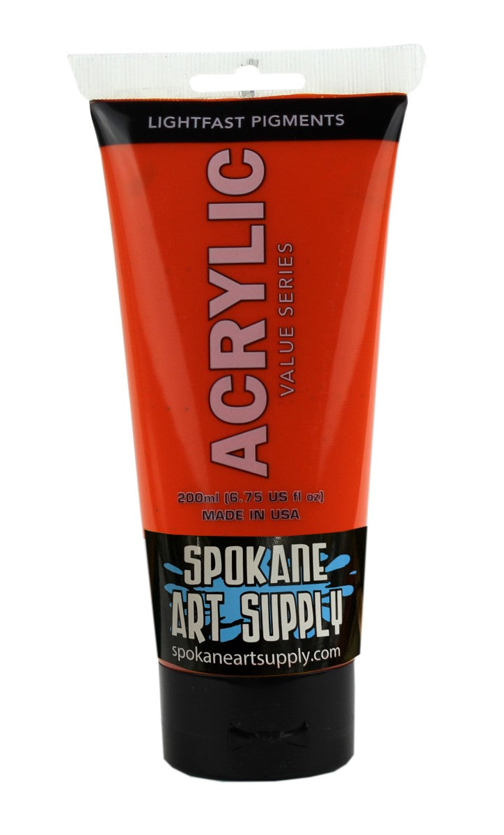 Cadmium Orange 200ml Tube Acrlyic