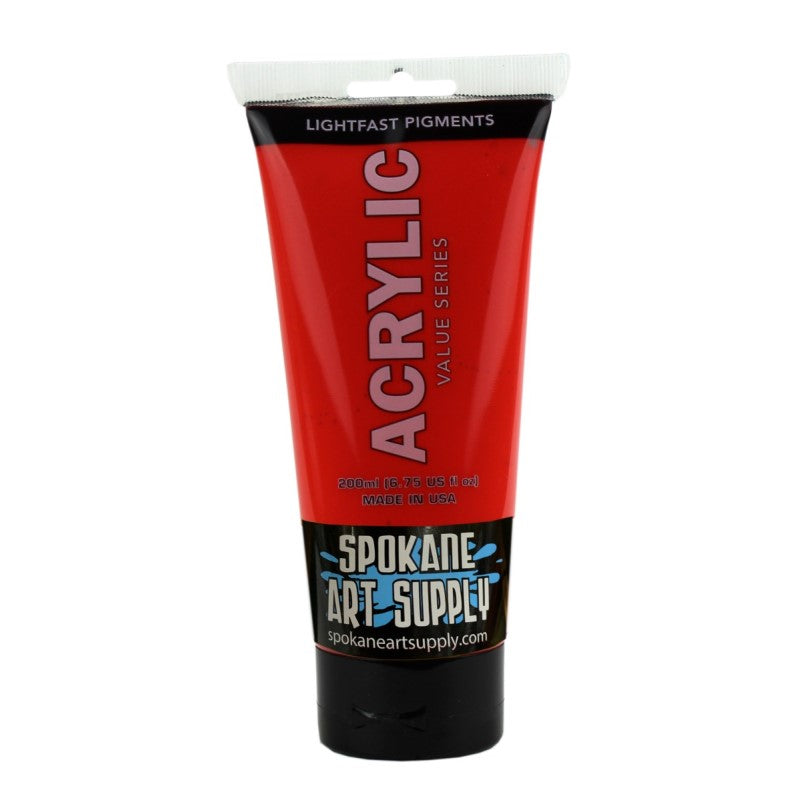 Cadmium Red Light Hue 200ml Tube Acrlyic – spokane-art-supply