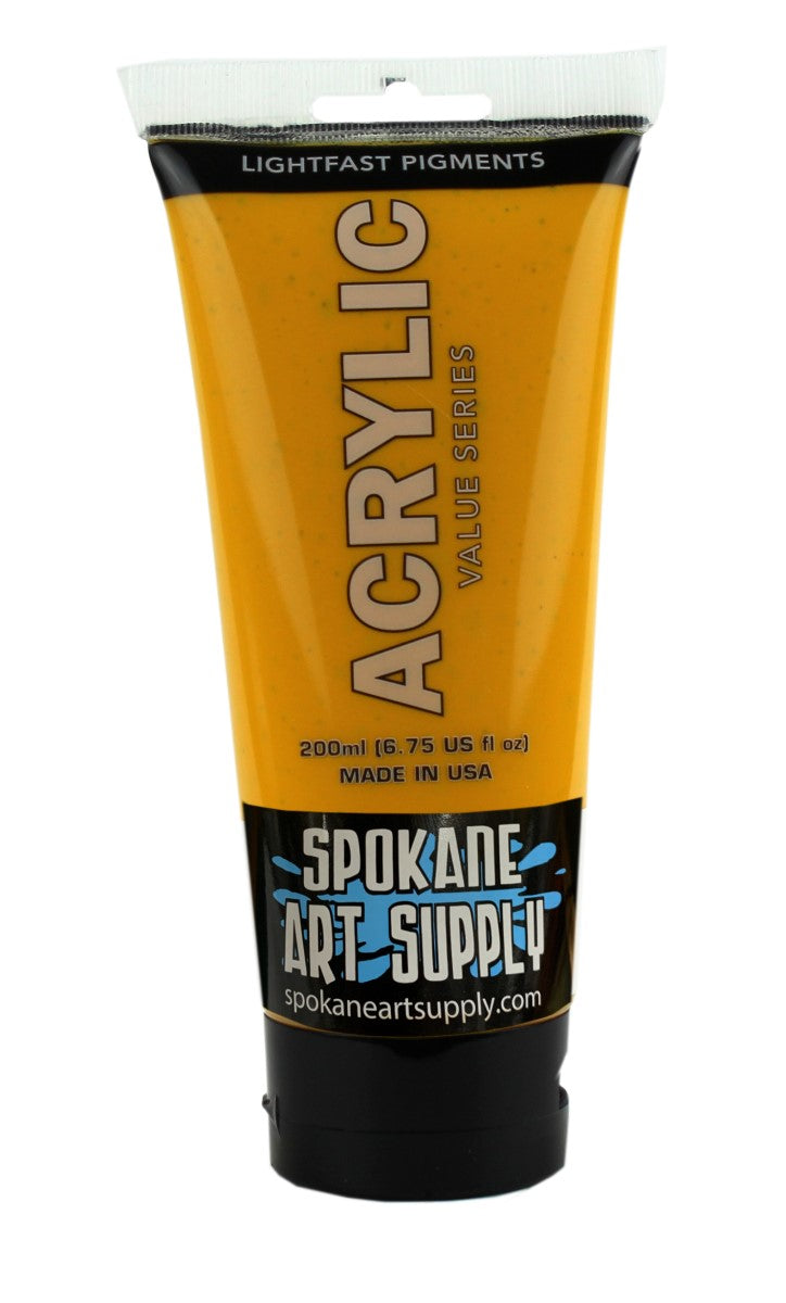 Cadmium Yellow Deep Hue 200ml Tube Acrlyic