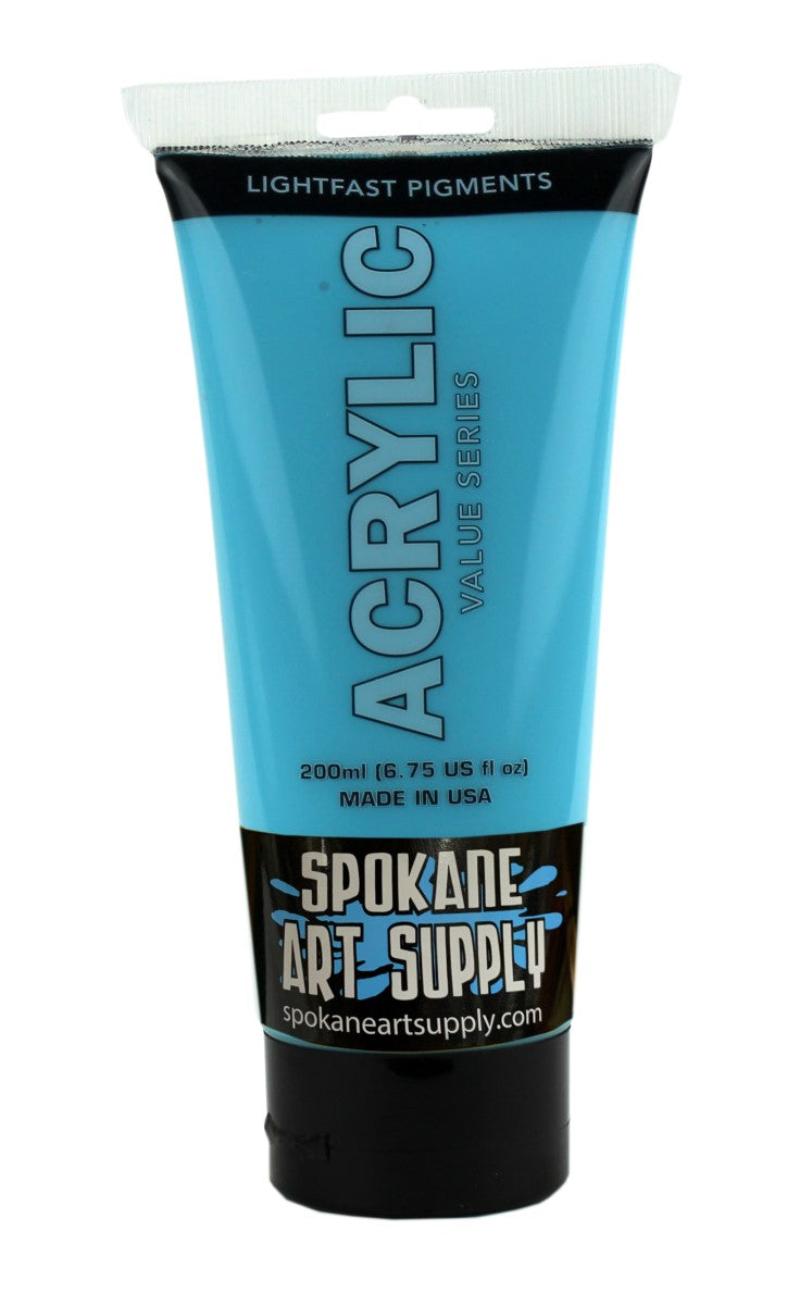 Light Blue Primary 200ml Tube Acrlyic