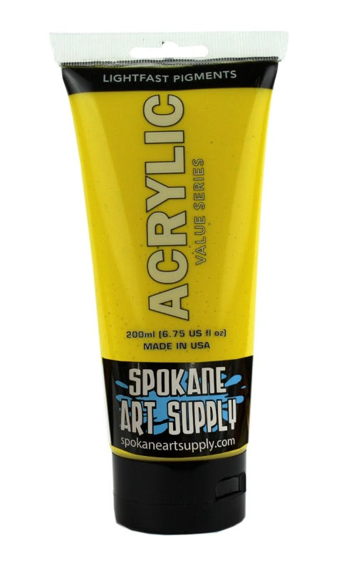Primary Yellow 200ml Tube Acrlyic