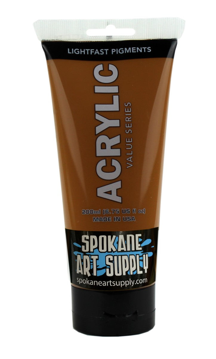 Raw Sienna 200ml Tube Acrlyic