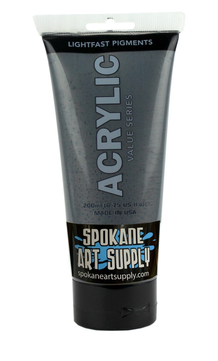 Silver 200ml Tube Acrlyic