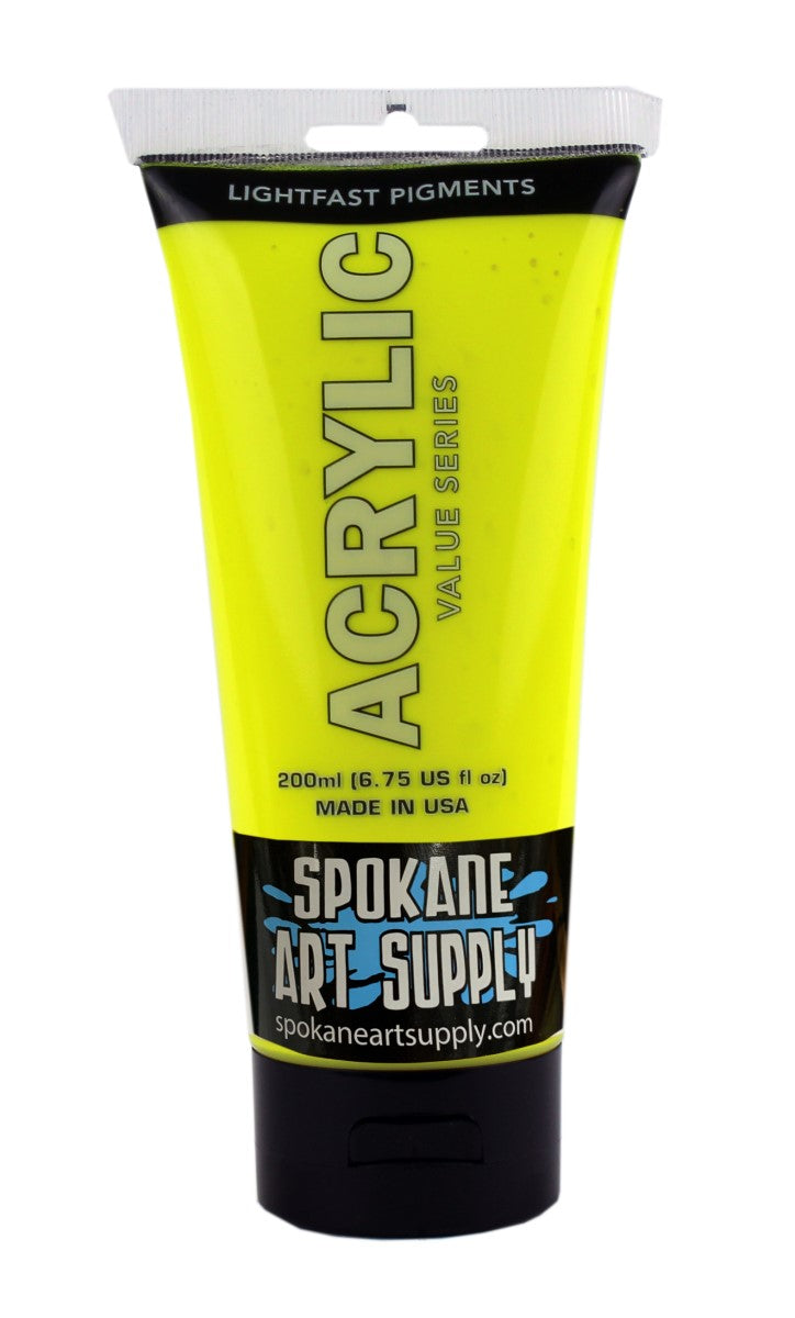 Neon Yellow 200ml Tube Acrlyic