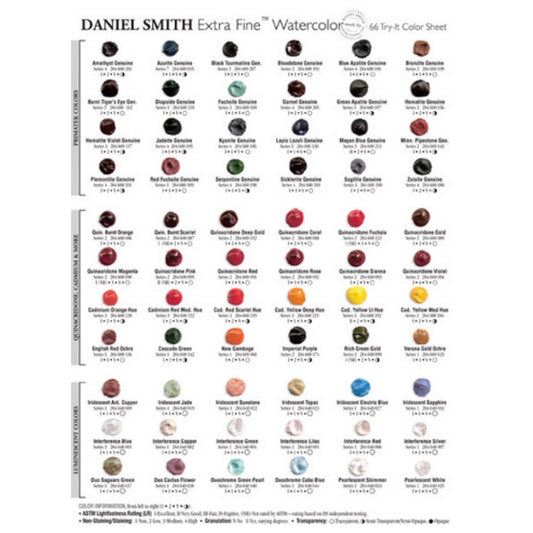 66 Dot Daniel Smith Watercolors