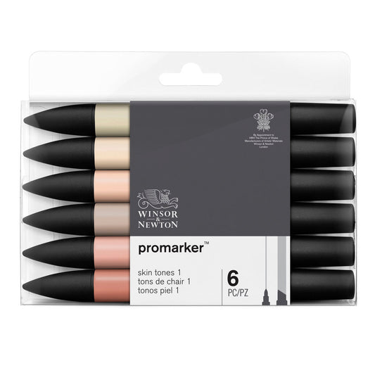 6 Marker #0290114 Skin Tones #1 ProMarker (Alcohol) Set