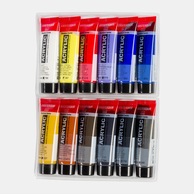 Urban Landscape Selection Acrylic Set: 12 x 20ml tubes from Amsterdam