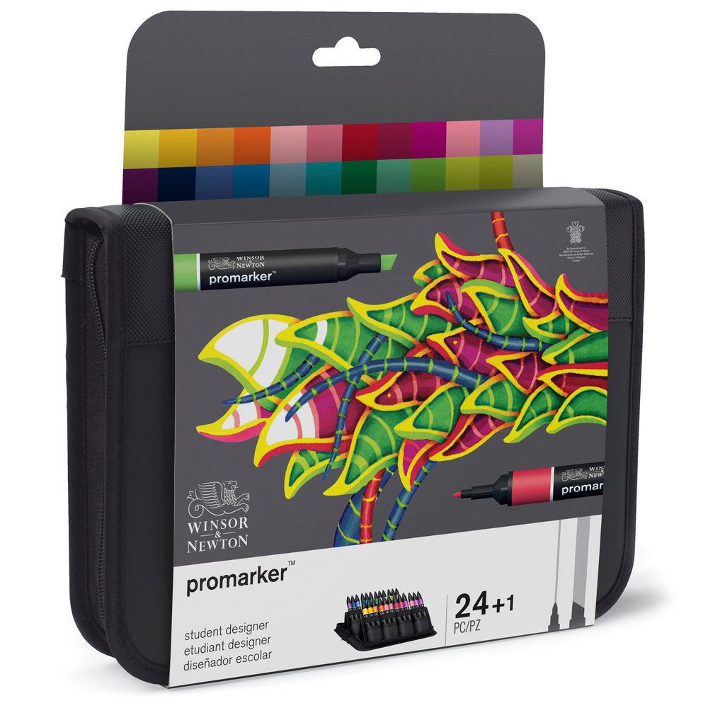 24+1 #0290030 Student Designer Winsor & Newton ProMarker Set