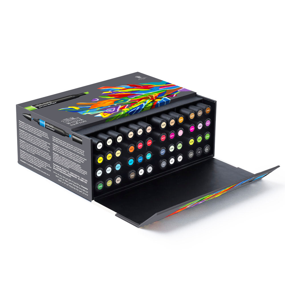 48 Piece Winsor & Newton ProMarker Set