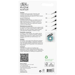 Fineliner Black Pen Set/5