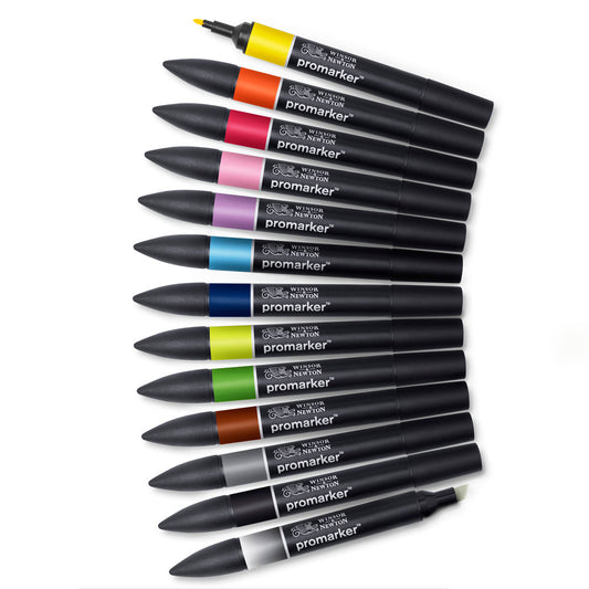 12+1 #0290137 Set 1 Winsor & Newton (Alcohol) ProMarker