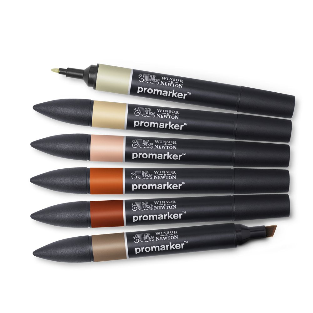 6 Marker #0290160 Earth Tones ProMarker (Alcohol) Set
