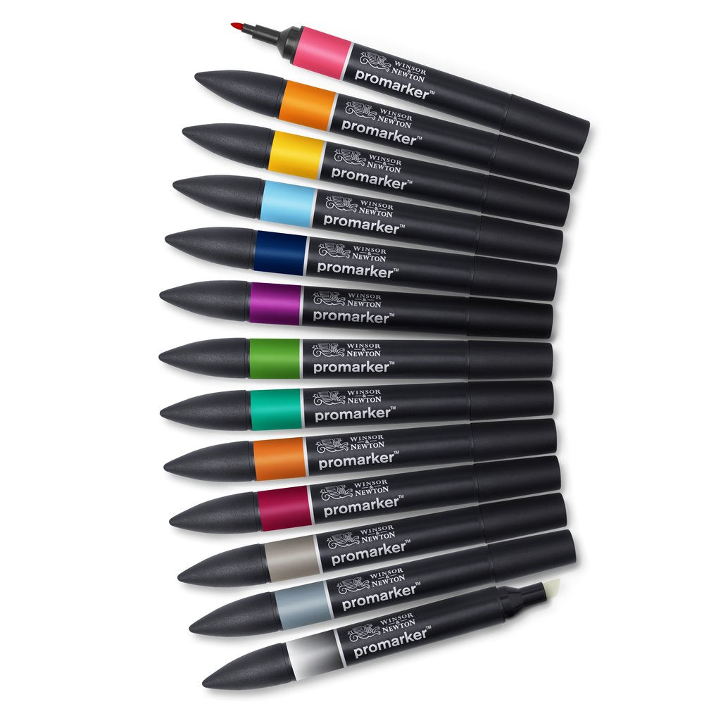 12+1 #0290162 Tattoo Tones Winsor & Newton (Alcohol) ProMarker Set