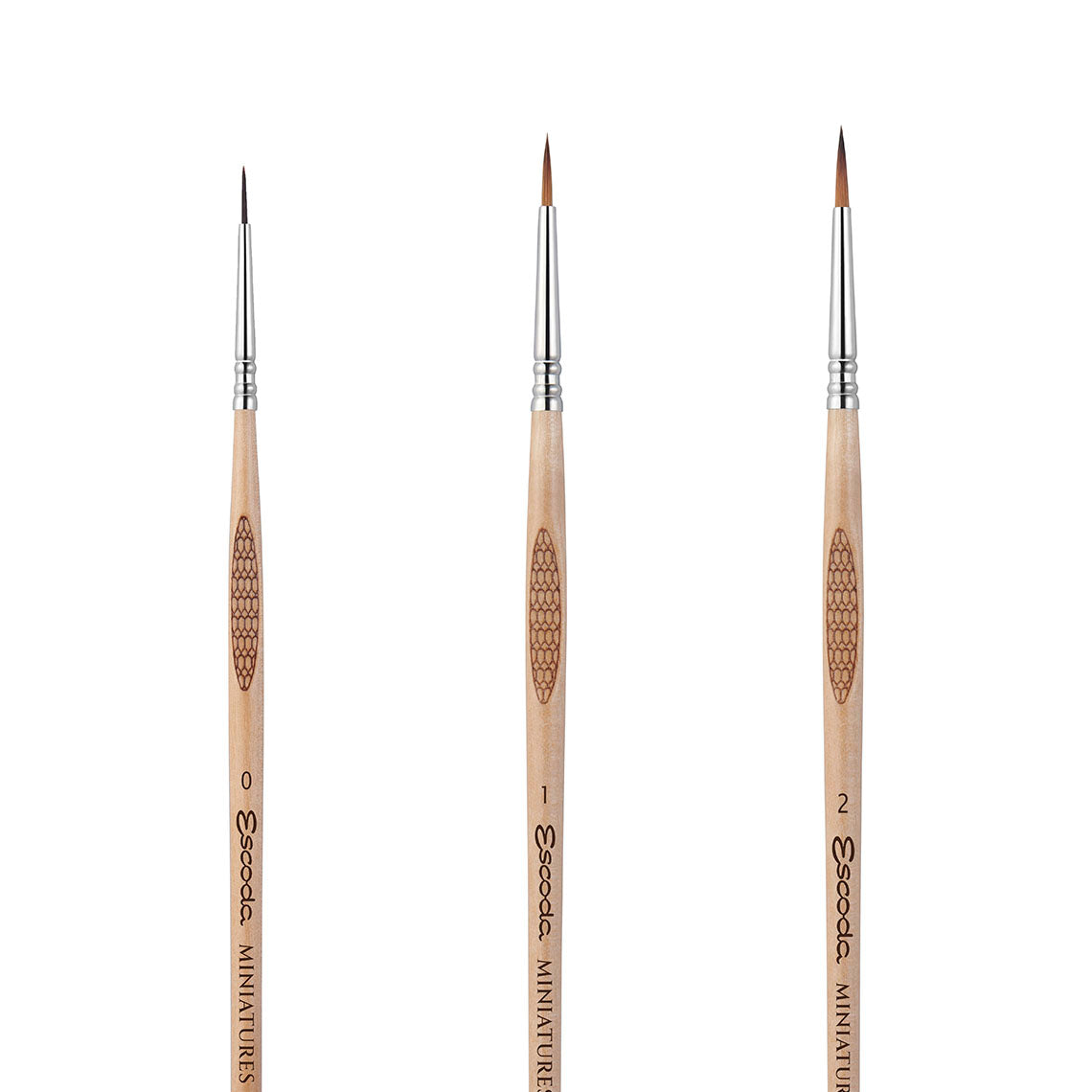 Escoda #8860 Starter Miniature Brush set (3 brushes)