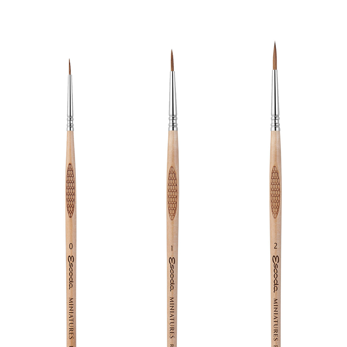 Escoda #8862 Premium Miniature Brush set (3 brushes)