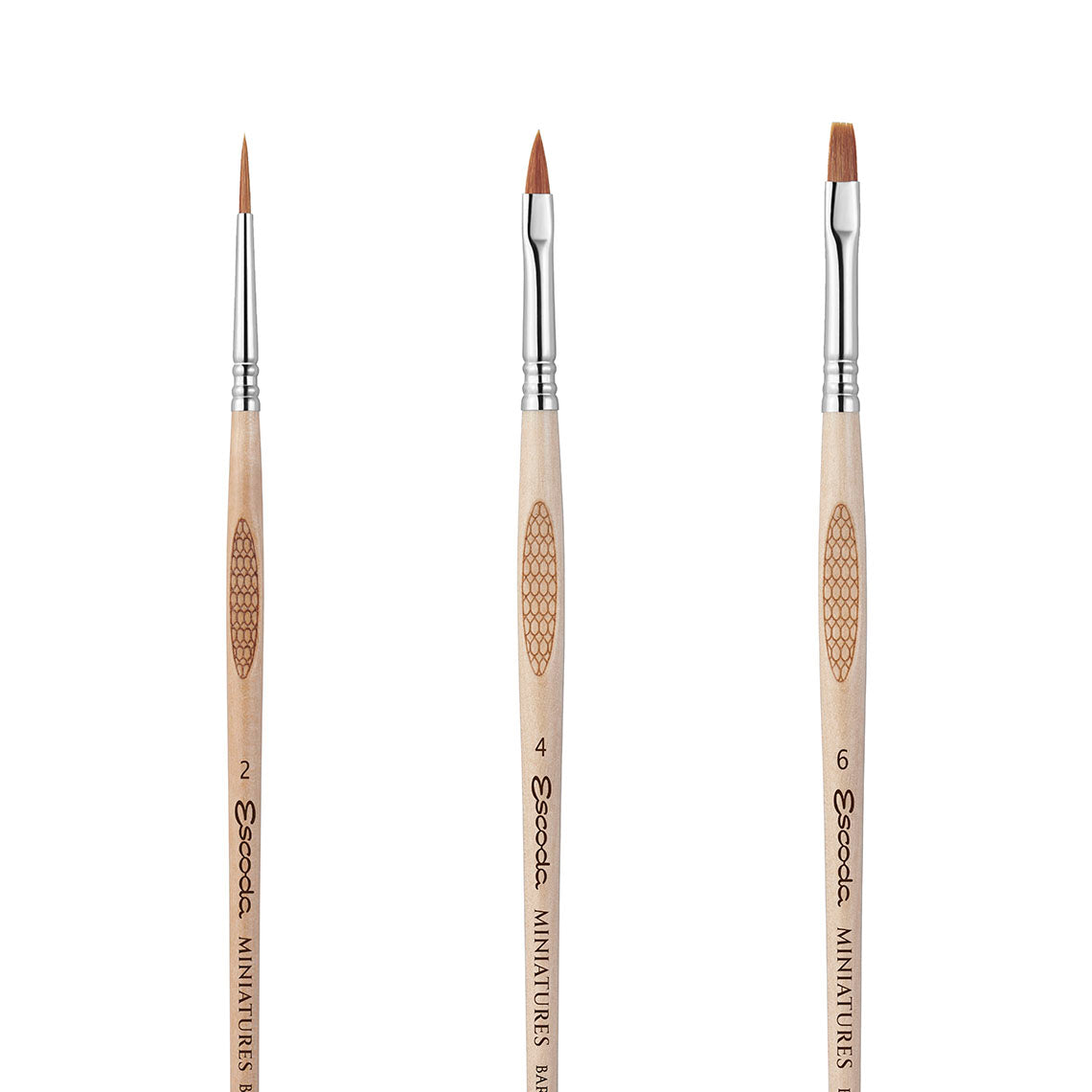 Escoda #8864 Scenic Miniature Brush set (3 brushes)