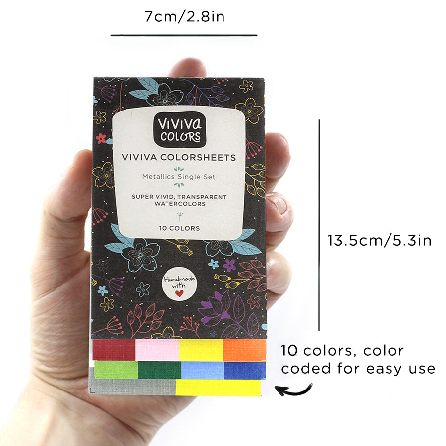 Viviva Colorsheets Metallic Set/10