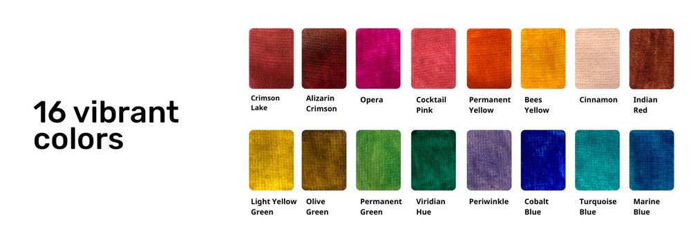 Spring Viviva Pan Set with 16 colors