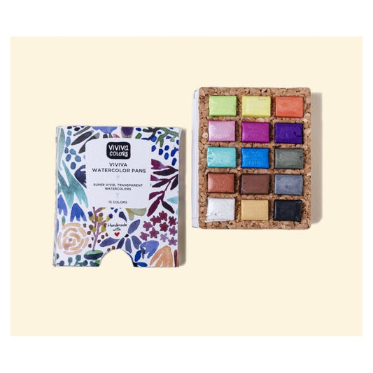 Metallic Viviva Pan Set with 15 colors