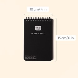 A6 Viviva SketchPad: Replacement for Travel Paint Kit