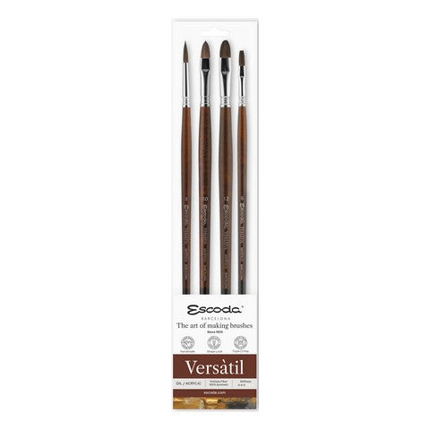 Escoda Versatil Long-Handled Brush Set #8953 (four brushes)