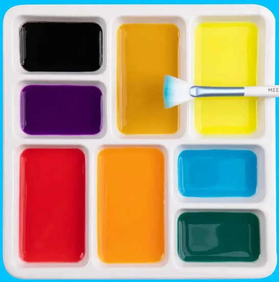 8-Well Ceramic Palette