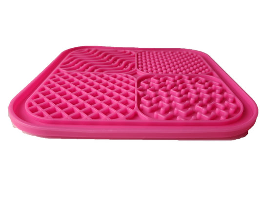 Silicone Pink Brush Cleaning Mat Rectangle #9010