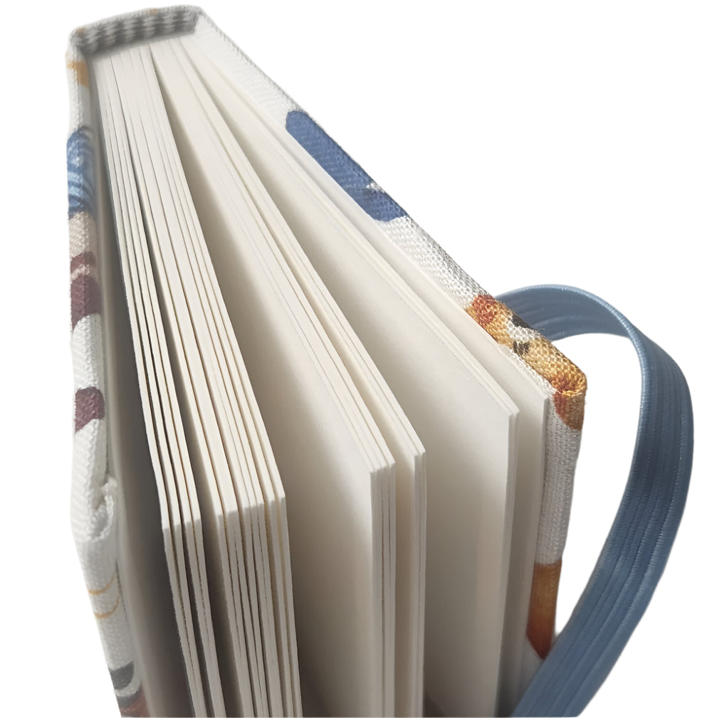 Mini Watercolor Journal 100% Cotton 2 3/8" square (with cats!)