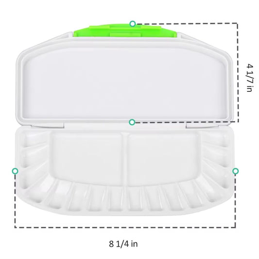 Airtight / Leakproof Plastic Palette for Watercolor Painting