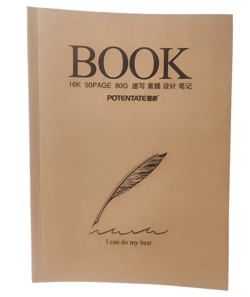 Kraft Paper Sketchbook 10"x7.5" - 50sht/soft-cover