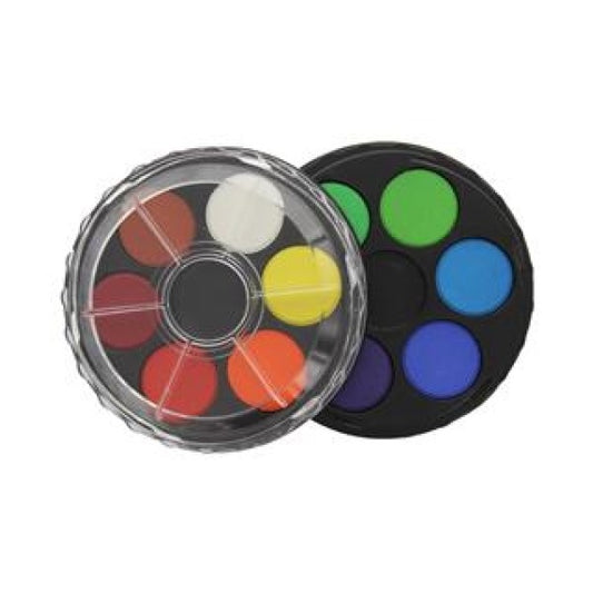 Compact Watercolor Paint Set with 12 Colors