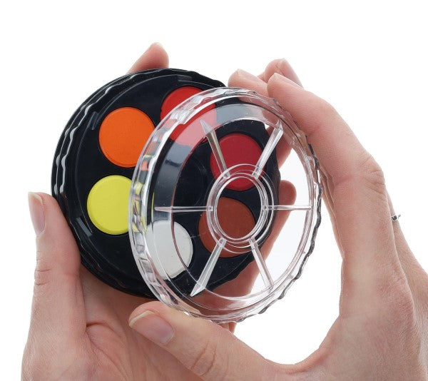 Compact Watercolor Paint Set with 12 Colors