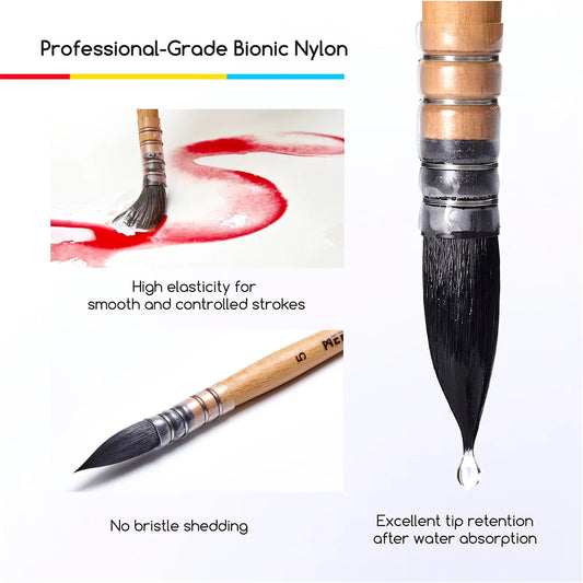 Meeden Watercolor Brush Set/4
