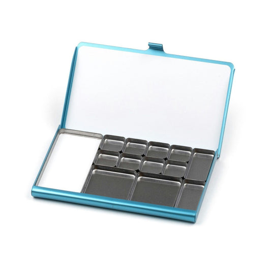 BLUE Art ToolKit Pocket Palette w/ Assorted Pans