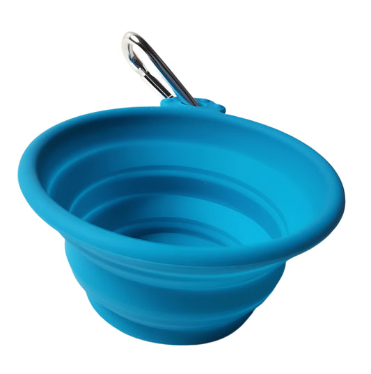 Silicone Teal Mini Collapsible Water Bowl 250ml #9000