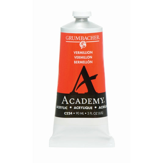 90ml Academy Acrylic Vermillion