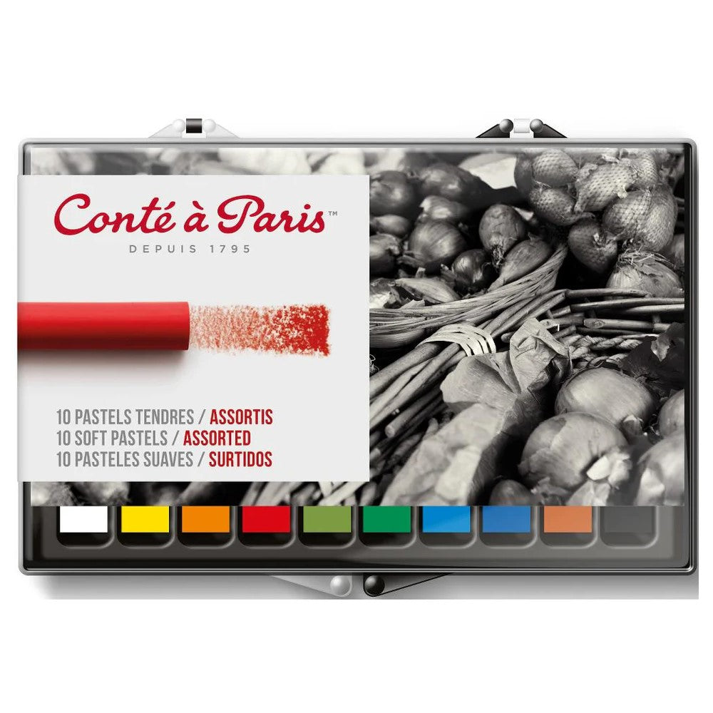 Conte Soft Pastel 10 Color Set