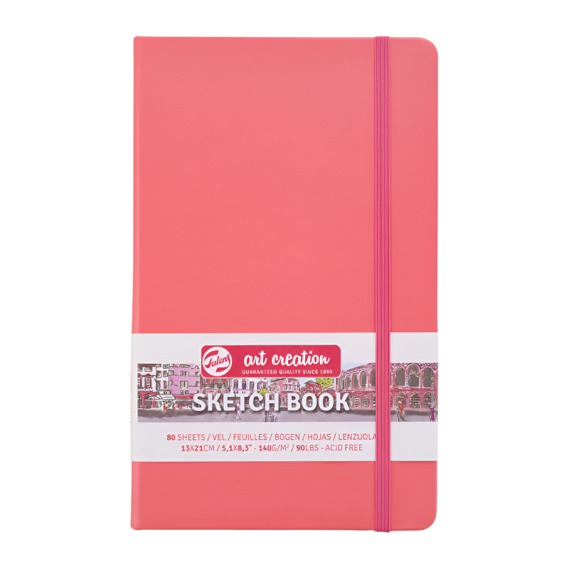 Talens Art Creation Sketchbook - Coral 8.3" x 5.1" Medium Portrait