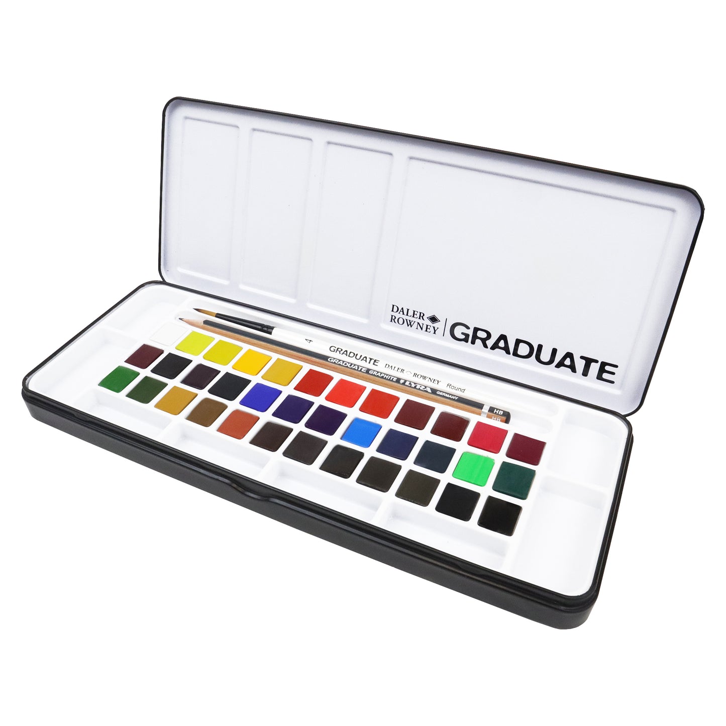 Graduate Watercolor Student Set with 36 Colors