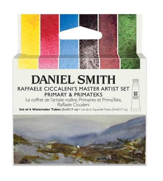 Raffaele Ciccaleni's Master Artist Set Primary & Primateks – Daniel Smith watercolors (6 tube)